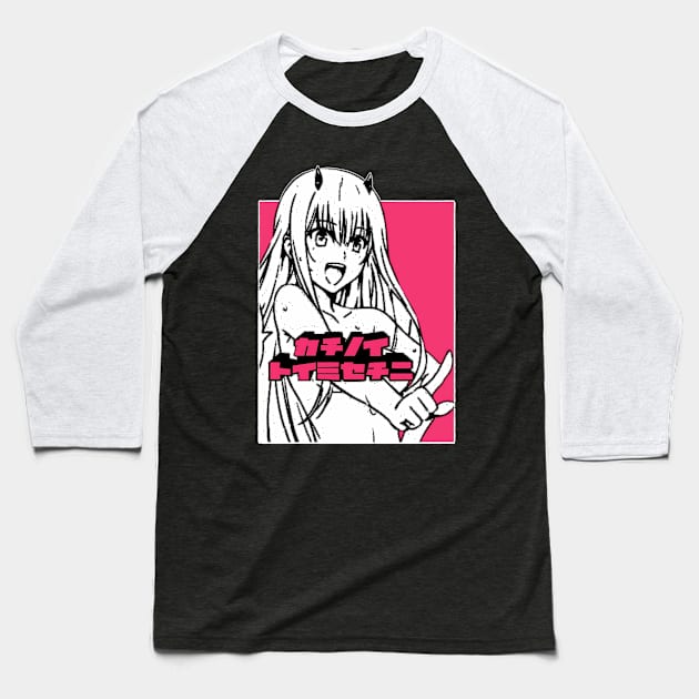 Zero two Baseball T-Shirt by Vhitostore